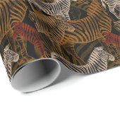 African Safari: Zebra ontwerp Cadeaupapier (Rol Hoek)