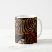 African Safari: Zebra ontwerp Koffiemok (Voorkant rechts)