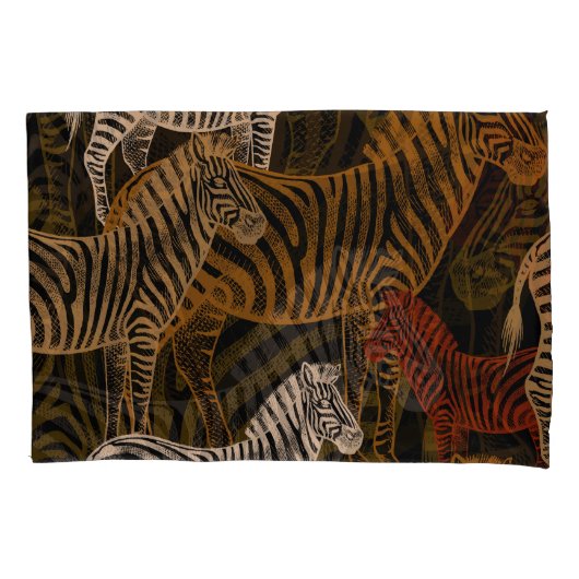 African Safari: Zebra ontwerp Kussensloop (Voorkant)