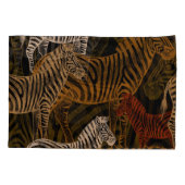 African Safari: Zebra  ontwerp Kussensloop (Achterkant)