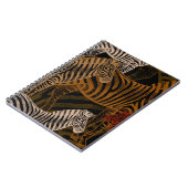 African Safari: Zebra  ontwerp Notitieboek (Linkerzijde)