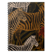 African Safari: Zebra  ontwerp Notitieboek (Voorkant)
