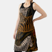 African Safari: Zebra  ontwerp Schort (Insitu)