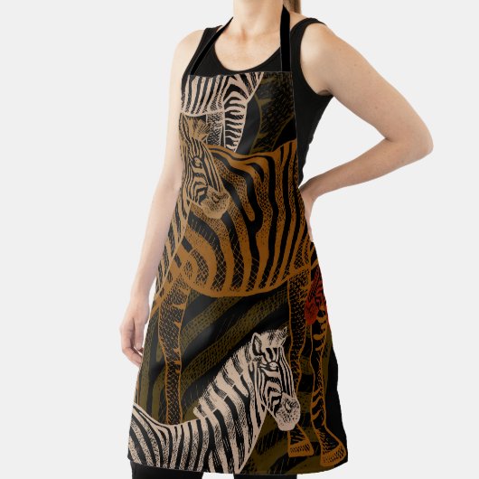 African Safari: Zebra ontwerp Schort (Insitu)