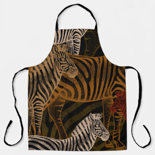 African Safari: Zebra ontwerp Schort