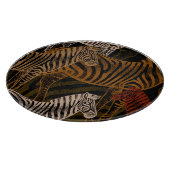 African Safari: Zebra ontwerp Snijplank (Hoek)