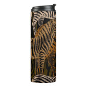 African Safari: Zebra ontwerp Thermosbeker (Gedraaid links)