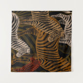 African Safari: Zebra  ontwerp Wandkleed (Voorkant (horizontaal))