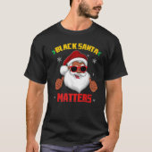 African Santa Black Matters kerst Gif T-shirt (Voorkant)