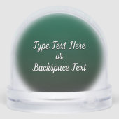 African Santa Snow Globe Custom Christmas Gifts Sneeuwbol (Achterkant)