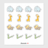 African Savanna Collectie Kiss-Cut Stickers (Vel)