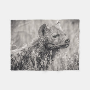 African Spotted Hyena Fleece Deken