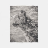 African Spotted Hyena Fleece Deken (Voorkant)