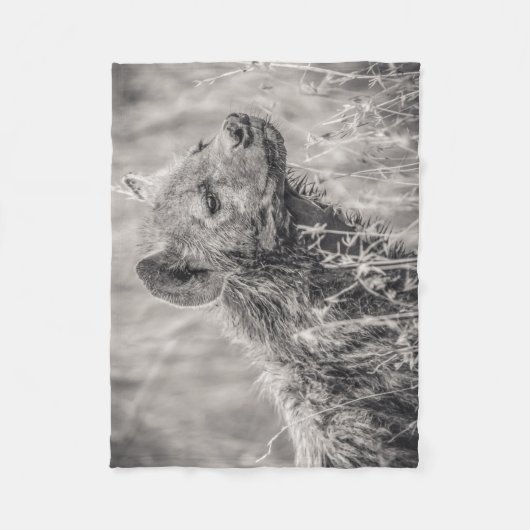 African Spotted Hyena Fleece Deken (Voorkant)