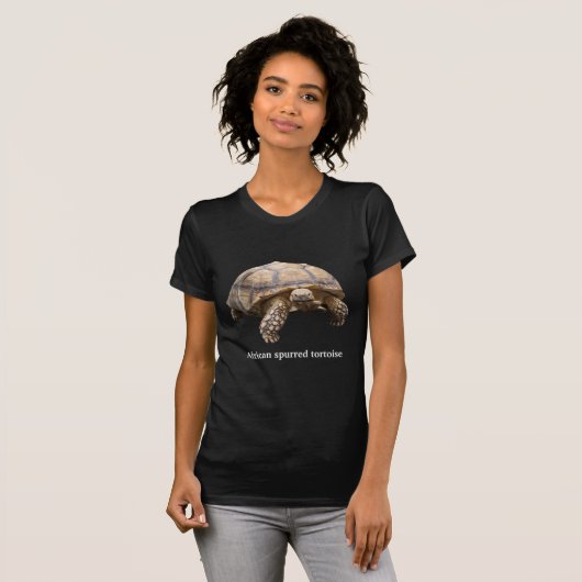 African spurred tortoise t-shirt (Voorkant volledig)