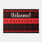 African Style Pattern Personalized Deurmat (Voorkant)