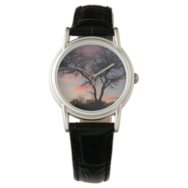 African Sunrise Watch Horloge (Voorkant)