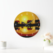 African Sunset Elephants  Grote Klok (Huis)