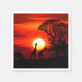 African Sunset Napkins Servet (Voorkant)