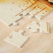 African Sunset Safari Wall Art Legpuzzel (Zijkant)