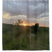African Sunset Shower Curtain Douchegordijn (Voorkant)