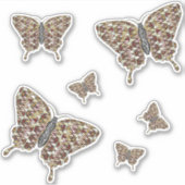 African Swallowtail Contour Sticker (Voorkant)