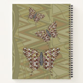 African Swallowtail Spiral Notitieboek (Achterkant)