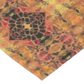 African Tableclotch meisje en Giraffe vrienden Tafelkleed (Gekanteld)