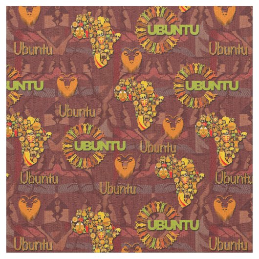 African Tapestry Ubuntu Repat Stof (Close Up)