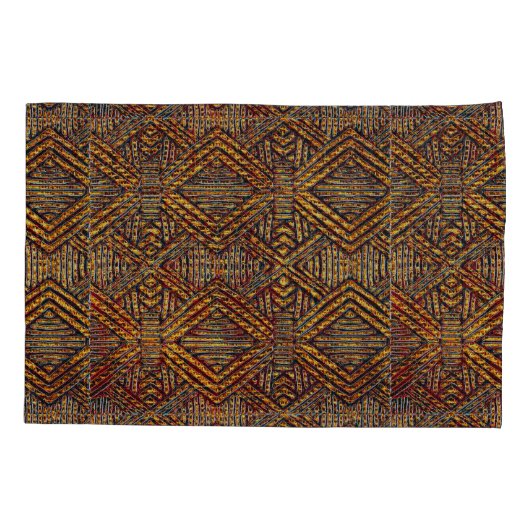 African Textile Vibes – Hoesje voor kussens met ru Kussensloop (Achterkant)