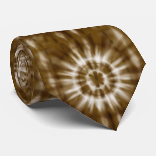 African Tie Dye Design Stropdas (Opgerold)