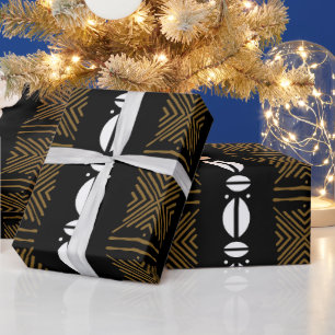 African Tribal Animal Print Wrapping Paper Cadeaupapier