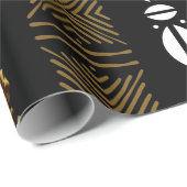 African Tribal Animal Print Wrapping Paper Cadeaupapier (Rol Hoek)