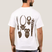 AFRICAN TRIBAL ART T-shirts & Topjes (Achterkant)