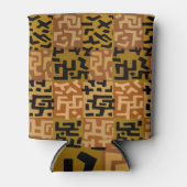 African Tribal BaKuba Blikjeskoeler (Voorkant)