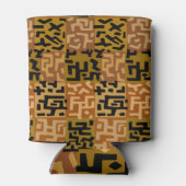 African Tribal BaKuba Blikjeskoeler (Achterkant)