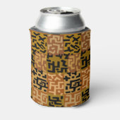 African Tribal BaKuba Blikjeskoeler (Blikje Achterkant)