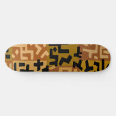 African Tribal BaKuba Persoonlijk Skateboard (Horizontaal)