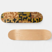 African Tribal BaKuba Persoonlijk Skateboard (Horizontaal)