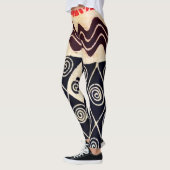 African Tribal Crazy Aerobe Leggings (Links)