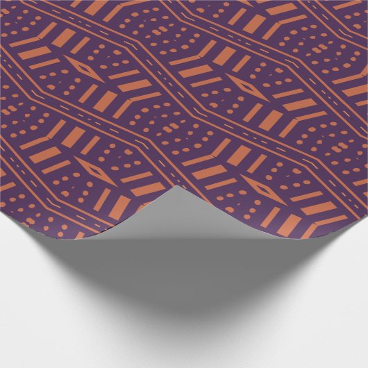 African Tribal Mudcloth Print Wrapping Paper Cadeaupapier (Hoek)