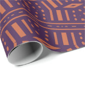 African Tribal Mudcloth Print Wrapping Paper Cadeaupapier (Rol Hoek)
