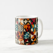 African Tribal Pattern Coffee Mok (Voorkant rechts)