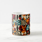 African Tribal Pattern Coffee Mok (Center)