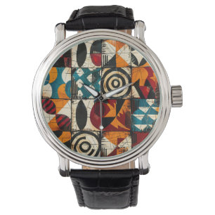 African Tribal Pattern Watch Horloge
