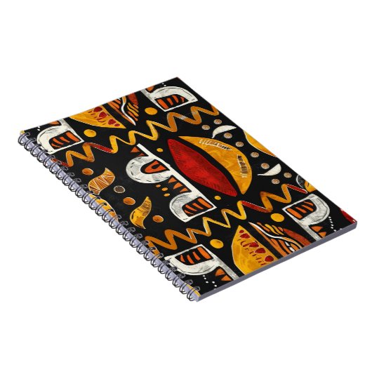 African Tribal Print Notitieboek (Rechterzijde)