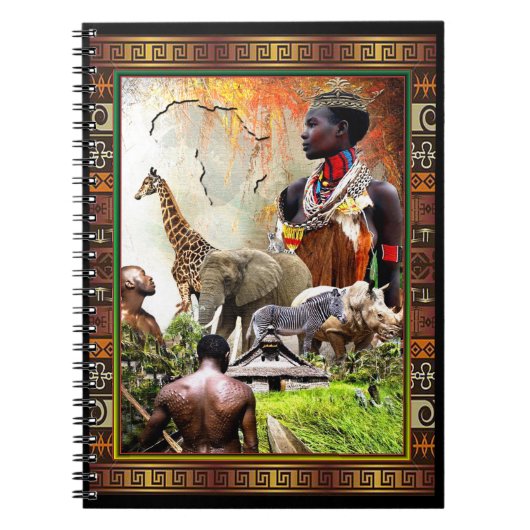 African Tribal Queen Planner Notitieboek (Voorkant)