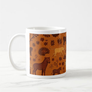 African Tribal Wildlife Pattern Mok