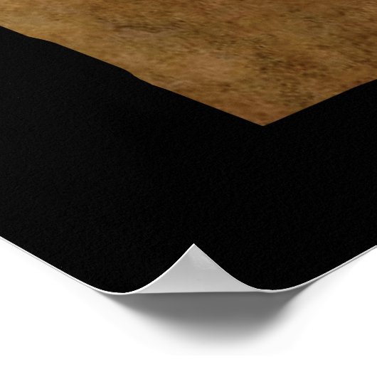 african tribe warrior scene poster (Hoek)