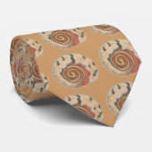 African Turban Shell Beach Necktie Stropdas (Opgerold)